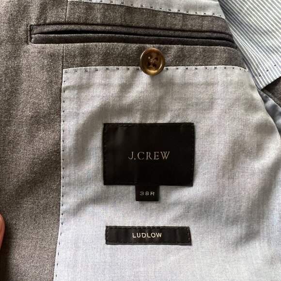 J. Crew Gray Ludlow Blazer (38R) - Picture 3 of 5